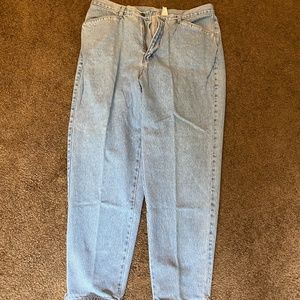 VTG Brittania Women's Jeans - Size 18 - Light Wash